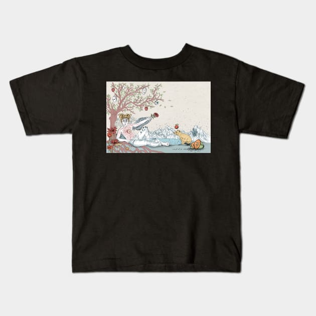 Fantastic forest man- Alberto Caeiro Kids T-Shirt by magiareal